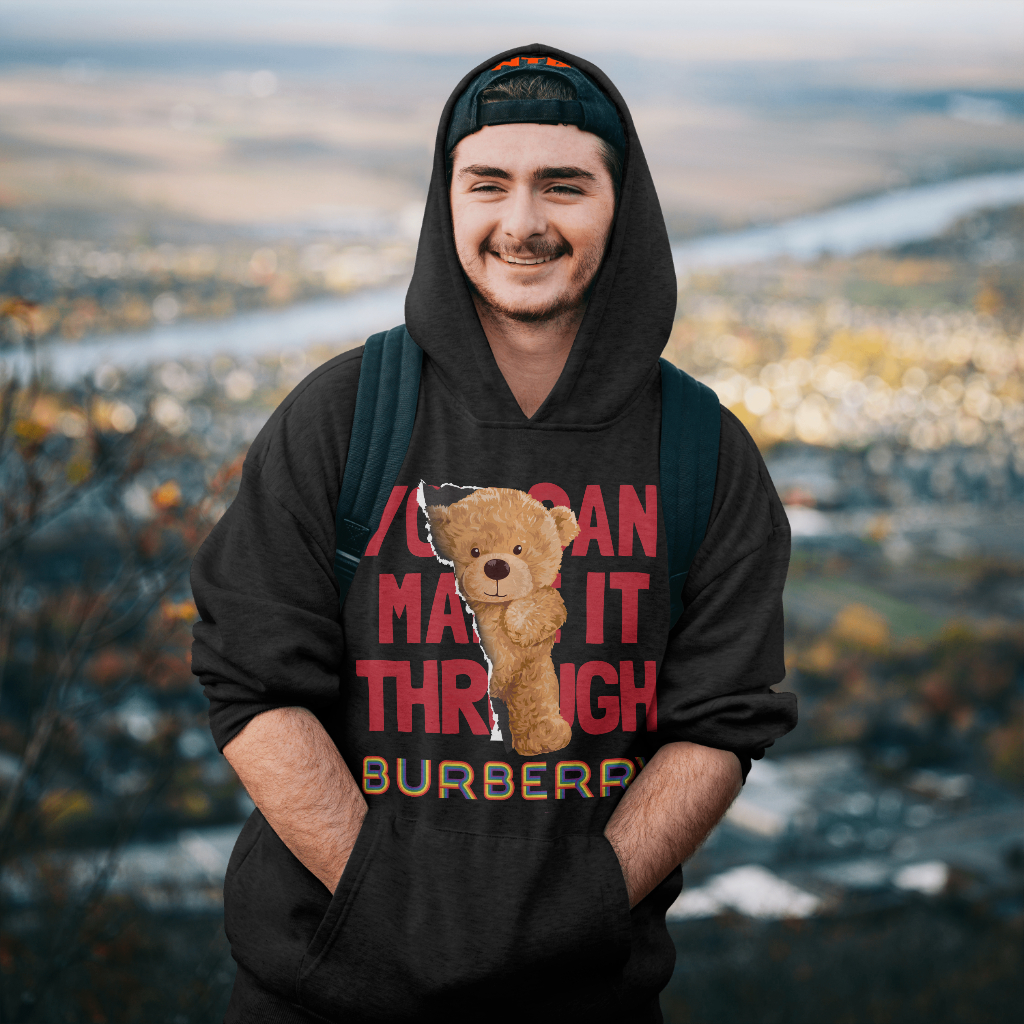 Burberry くまちゃんキャラクタープリントパーカー