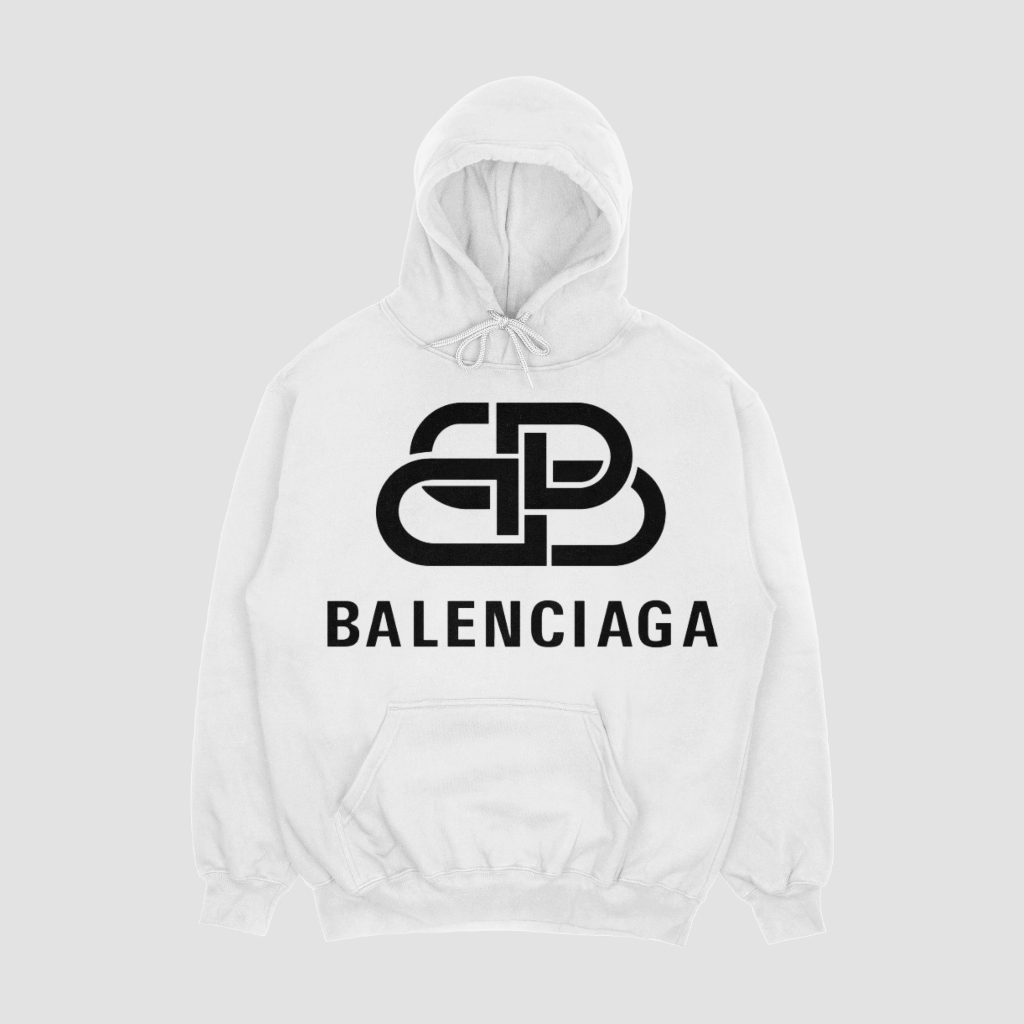 Balenciaga クラシックなアルファベットプリントのパーカー