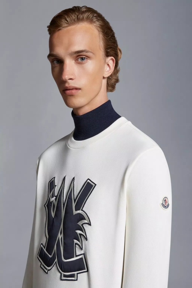 スウェットシャツ 【MONCLERモンクレール】 メンズ カジュアル クルーネック トレーナー サッカー