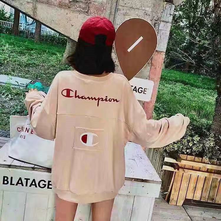 Champion 秋冬のピュアコットンスポーツスウェット クル