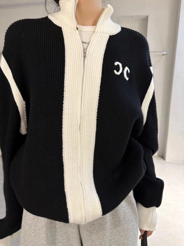 LOEWE高品質刺繍ニットカーディガンセーター 