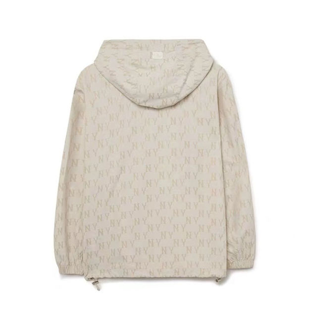 MLB 春と秋の新しい老花満印連帽スポーツ  トレンチコート