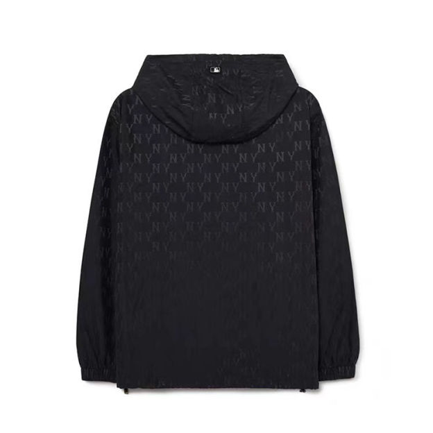 MLB 春と秋の新しい老花満印連帽スポーツ  トレンチコート