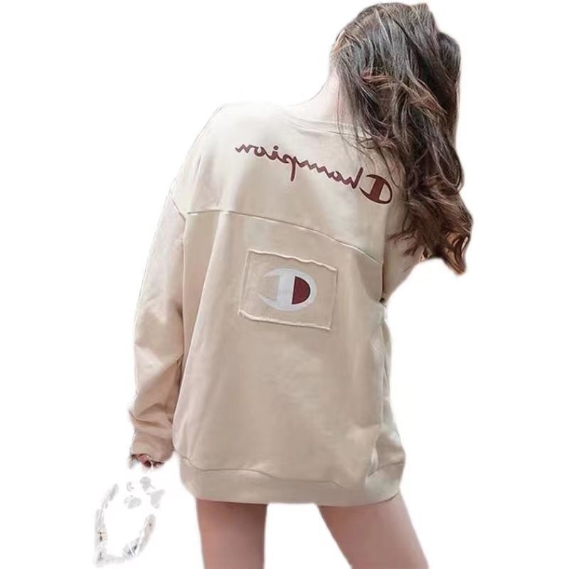 Champion 秋冬のピュアコットンスポーツスウェット クル