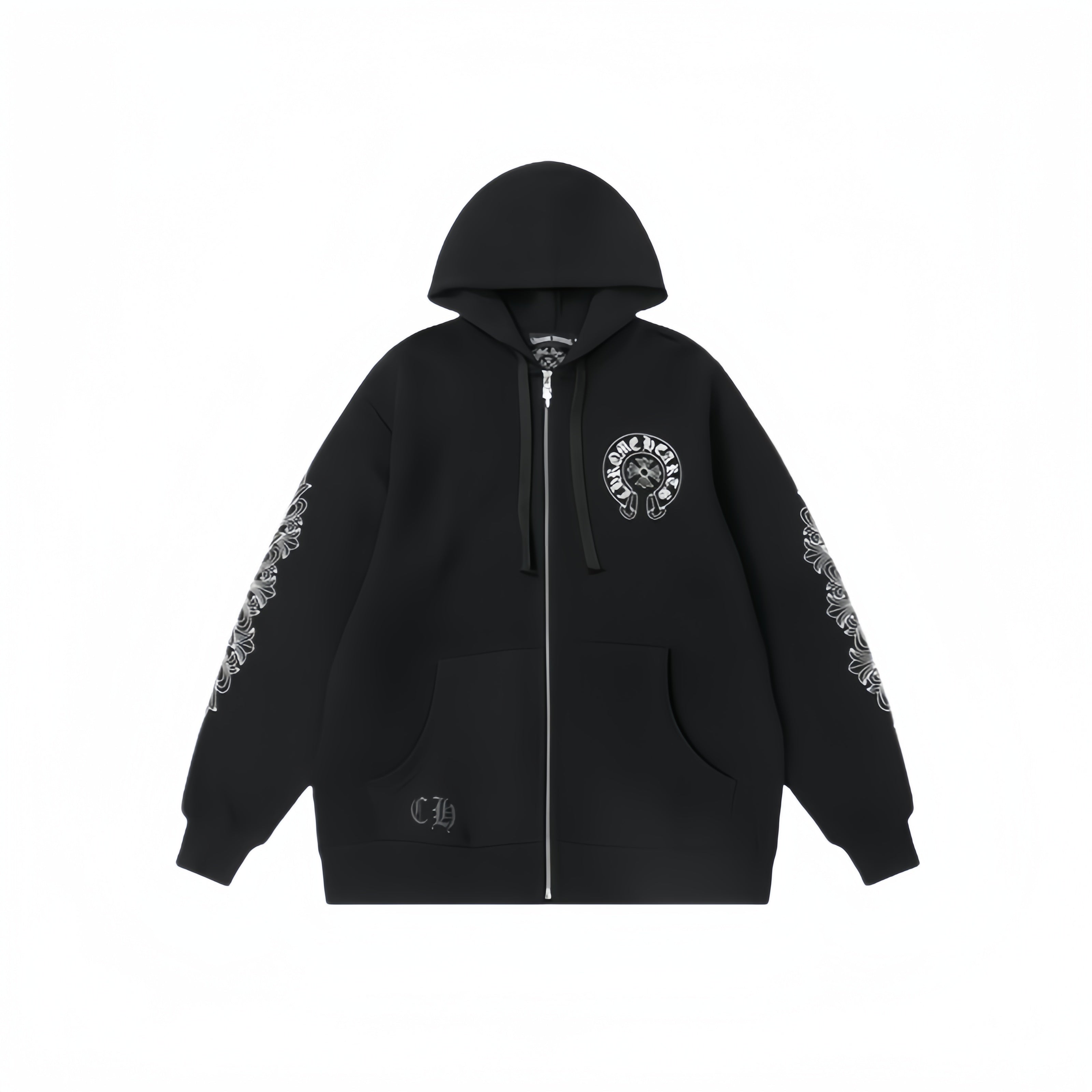 【クロムハーツ】 Chrome Hearts Zip Up Hoodie M8515 Tシャツ 長袖パーカー