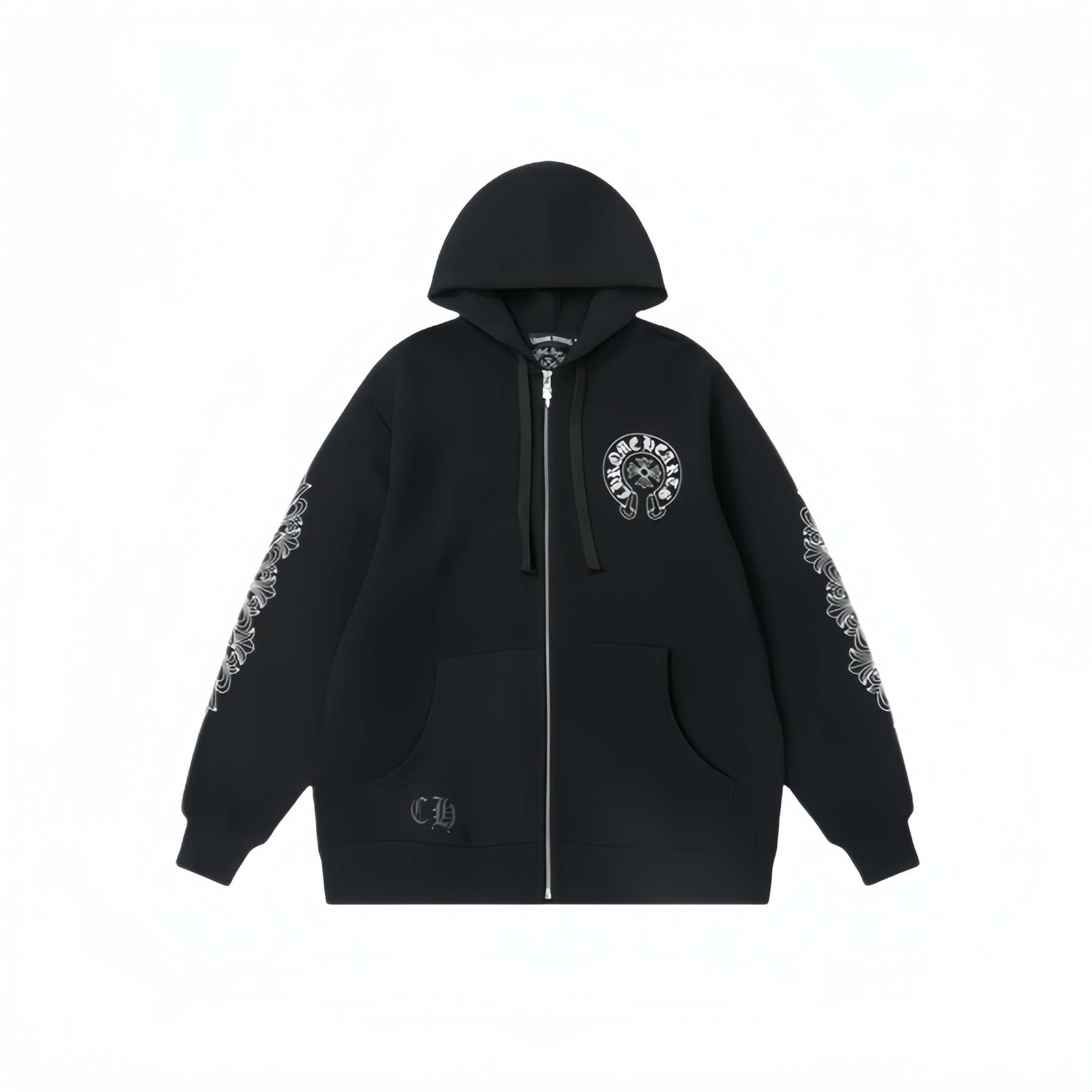 【クロムハーツ】 Chrome Hearts Zip Up Hoodie M8515 Tシャツ 長袖パーカー