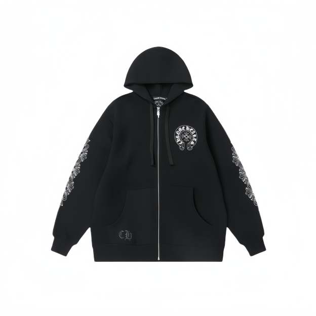 【クロムハーツ】 Chrome Hearts Zip Up Hoodie M8515 Tシャツ 長袖パーカー