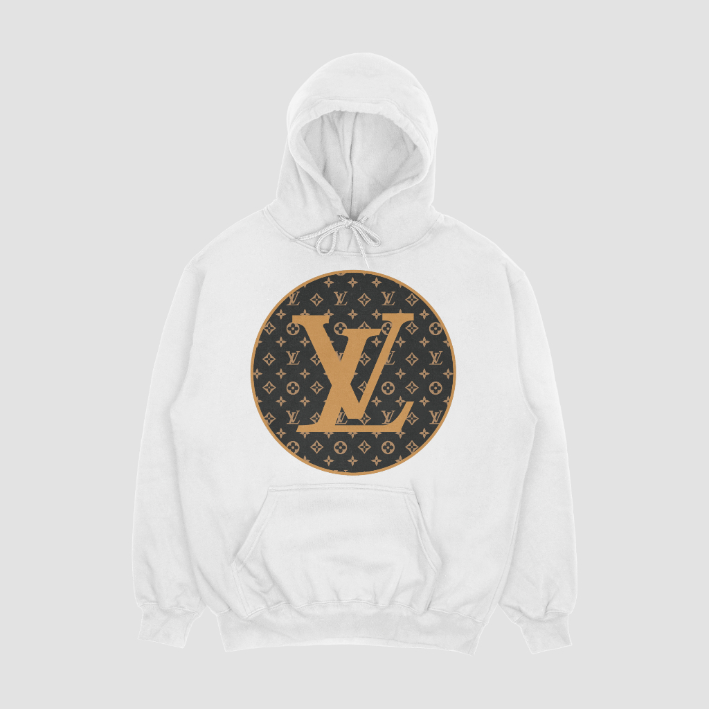 LOUIS VUITTON 連名印紙のパーカー