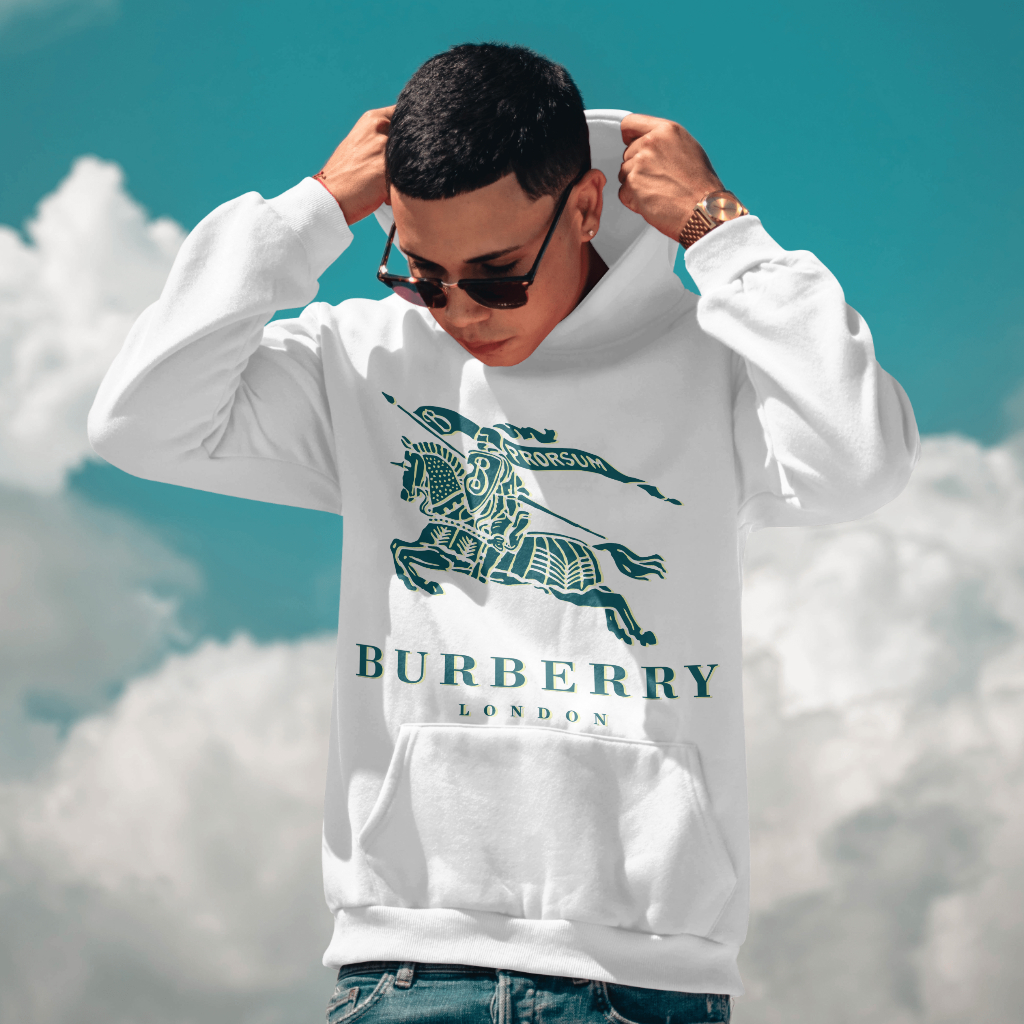 Burberry ロゴアルファベットプリントパーカー