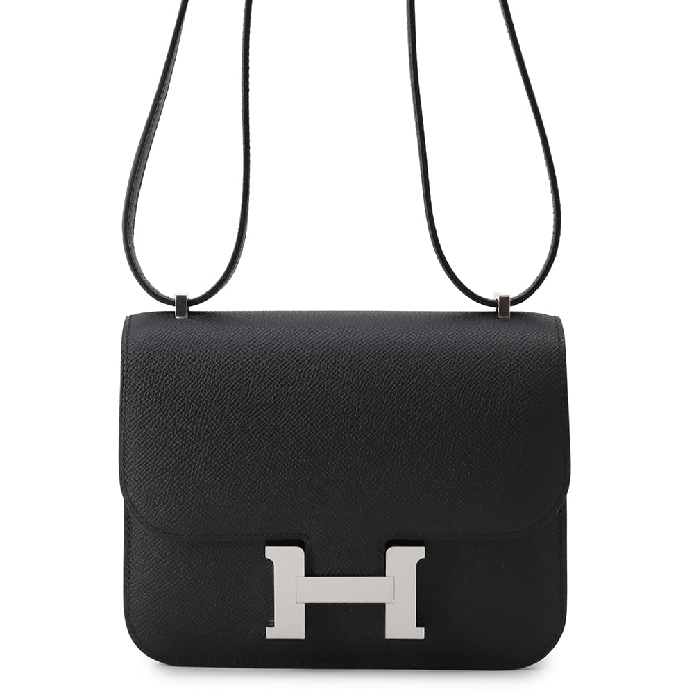 エルメス バッグ ◆新品◆ エルメス コンスタンス HERMES BAG エルメス ミニ コンスタンス3 ミロワール ブラック/シルバー金具 エプソン W刻印 黒 エルメス コンスタンス エルメス バッグ エルメス レディース 