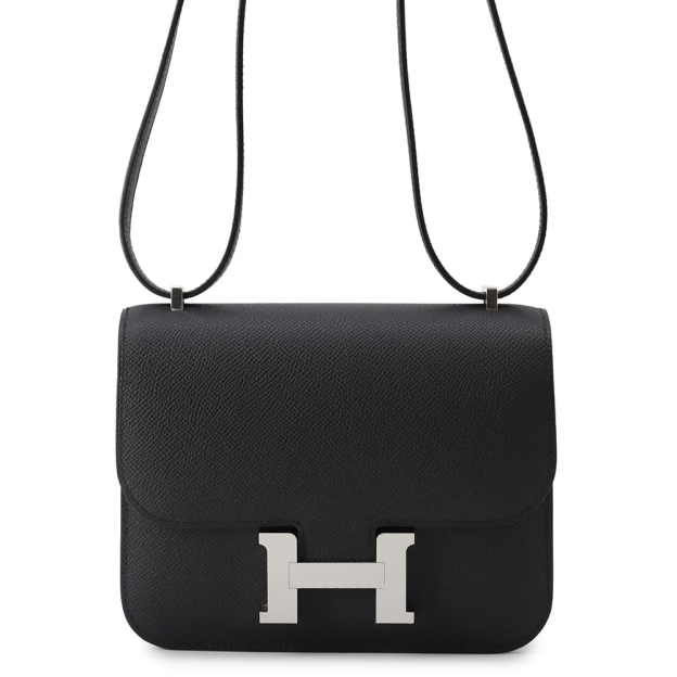 エルメス バッグ ◆新品◆ エルメス コンスタンス HERMES BAG エルメス ミニ コンスタンス3 ミロワール ブラック/シルバー金具 エプソン W刻印 黒 エルメス コンスタンス エルメス バッグ エルメス レディース 