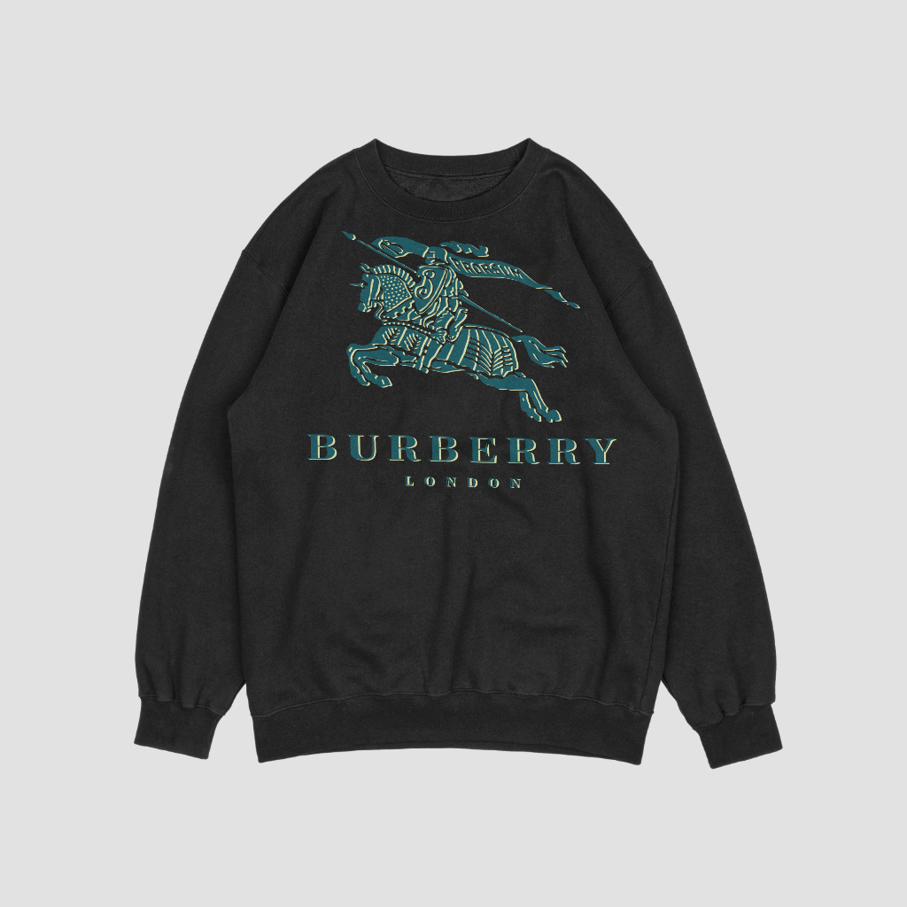 Burberryロゴアルファベットプリントスウェット クル