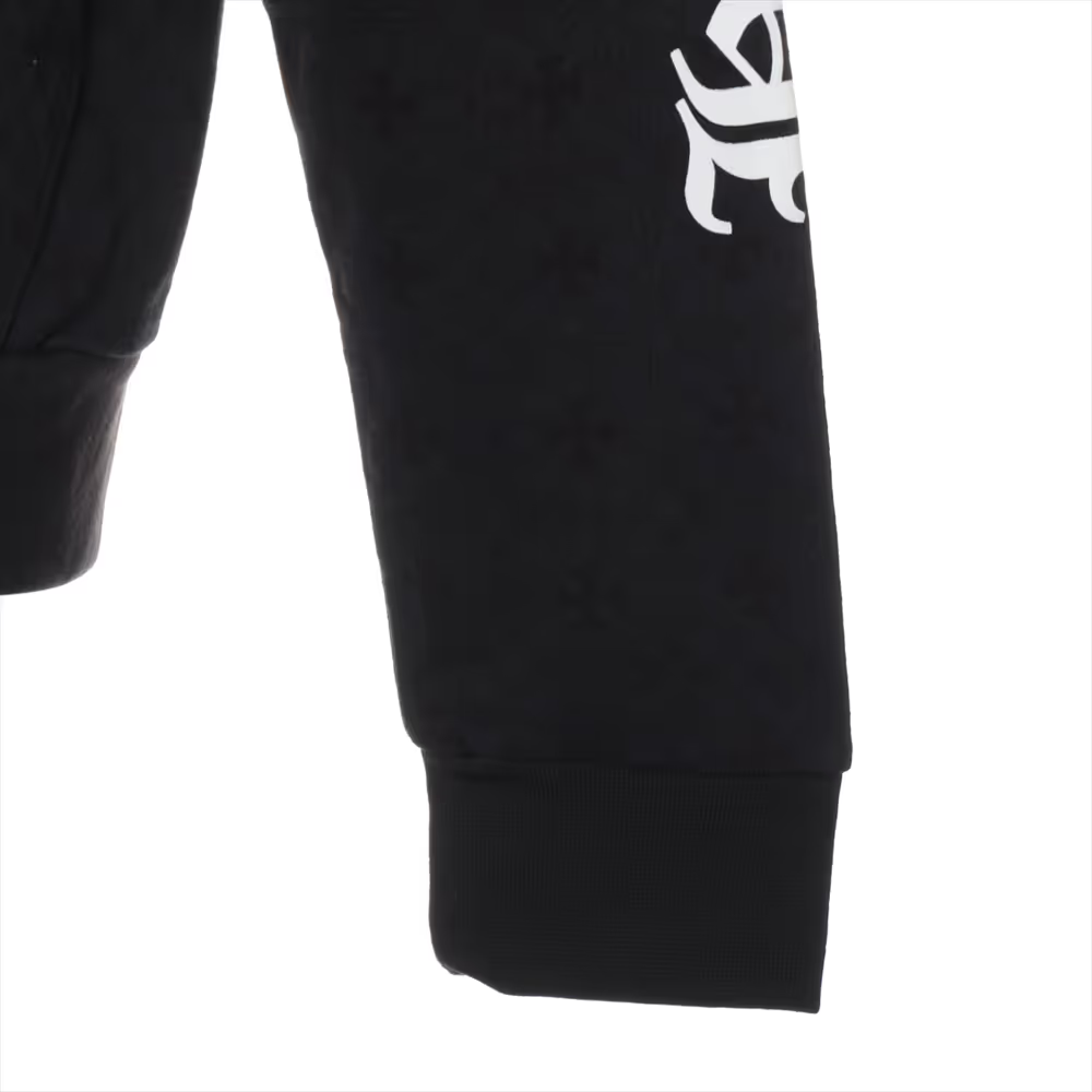 クロムハーツ パーカー コットン ブラック ホースシュー CHプラス総柄