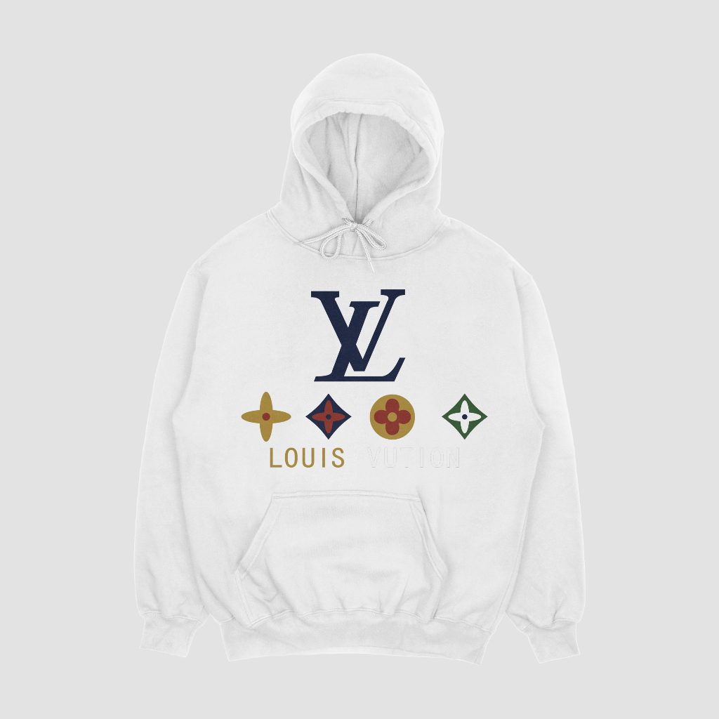 LOUIS VUITTON キャラクターアルファベットロゴプリントパーカー