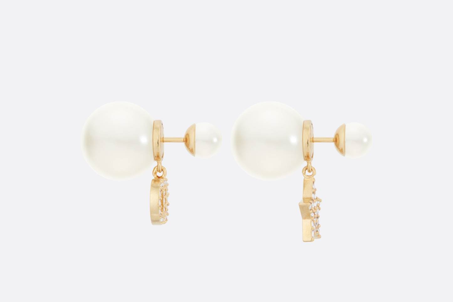 【国内発送/直営店】DIOR TRIBALES ピアス メタル・レジンパール・クリスタル