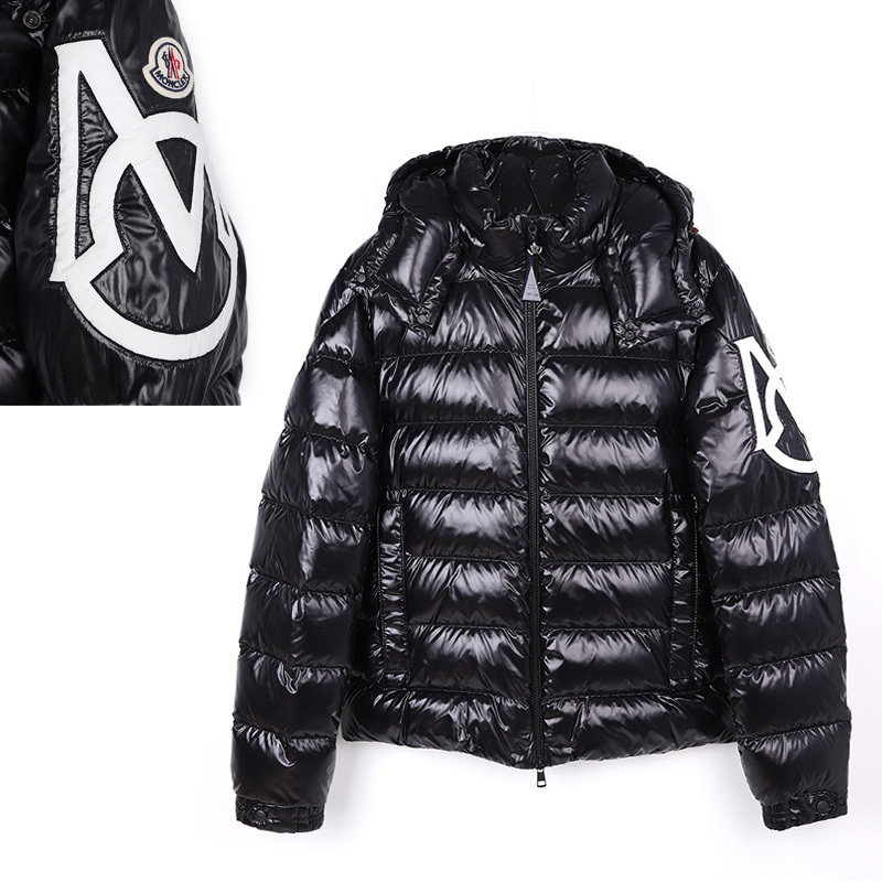 ★MONCLER モンクレール ダウンジャケット メンズ MONCLER ダウン ショートダウン ロゴ SAULX ブランド アウター ジャケット ブルゾン MCSAULX3