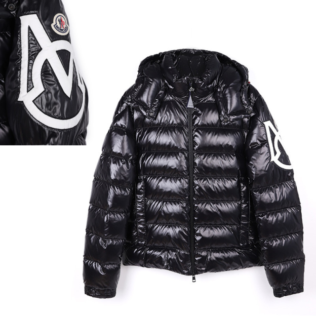 ★MONCLER モンクレール ダウンジャケット メンズ MONCLER ダウン ショートダウン ロゴ SAULX ブランド アウター ジャケット ブルゾン MCSAULX3