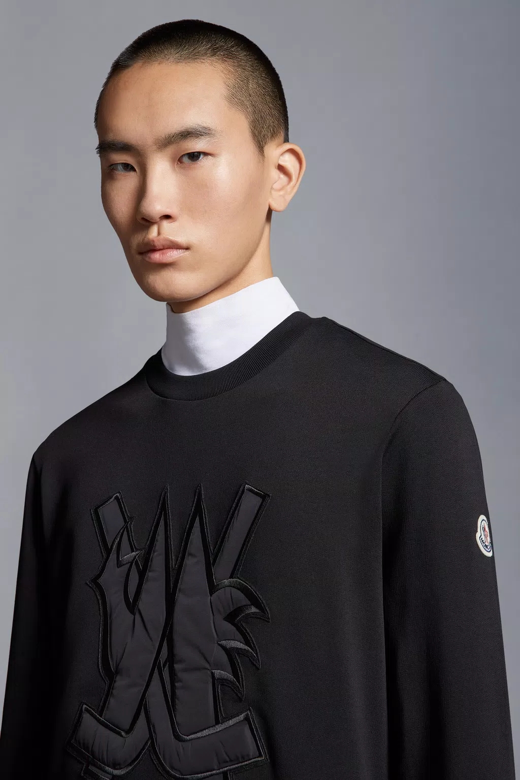 スウェットシャツ 【MONCLERモンクレール】 メンズ カジュアル クルーネック トレーナー サッカー