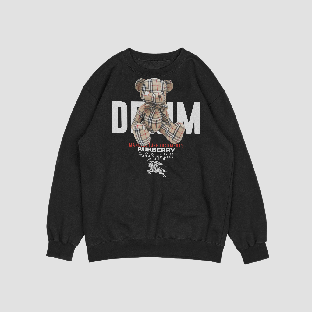 Burberryロゴアルファベットプリントスウェット クル