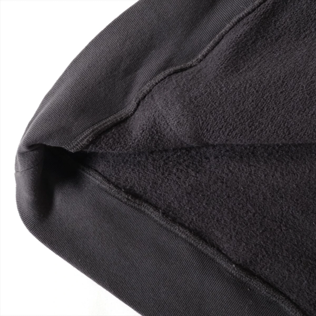 クロムハーツ Y NOT パーカー コットン  ブラック クロスパッチ