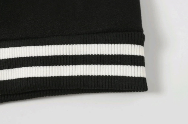 【Chrome Hearts】クロムハーツ ブラック×ホワイト ストリートスタイル ベースボールジャケット