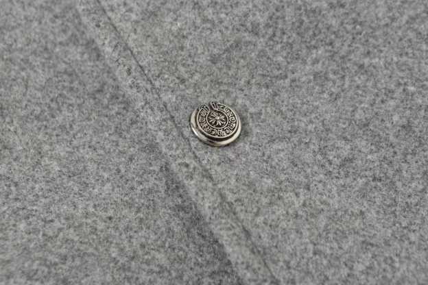 【Chrome Hearts】クロムハーツ マルチクロス グレー×ブラック バーシティジャケット