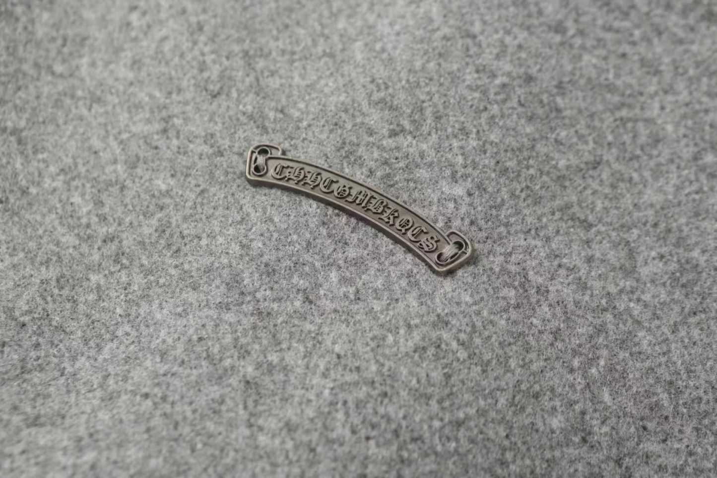 【Chrome Hearts】クロムハーツ マルチクロス グレー×ブラック バーシティジャケット