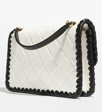 ★2026年春夏★【CHANEL】チェーン フラップ バッグ☆ホワイト