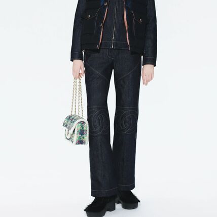 可愛いマルチカラー♡【CHANEL】ラージ フラップバッグ