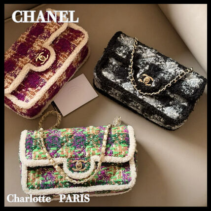 可愛いマルチカラー♡【CHANEL】ラージ フラップバッグ