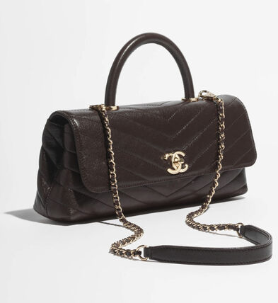 【CHANEL】26SS☆高級感 ココハンドルバッグ 横長