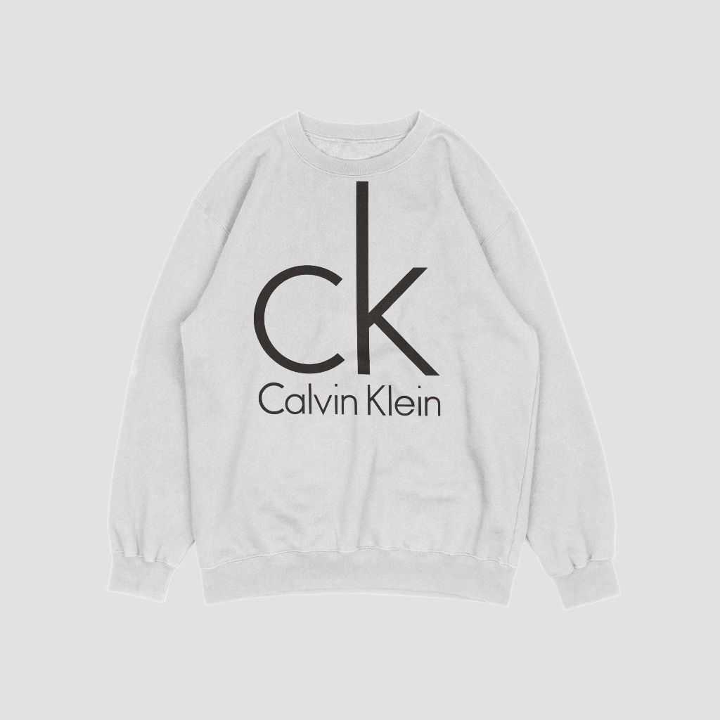 Calvin Klein 春と秋のカジュアルで快適な丸首の衛衣