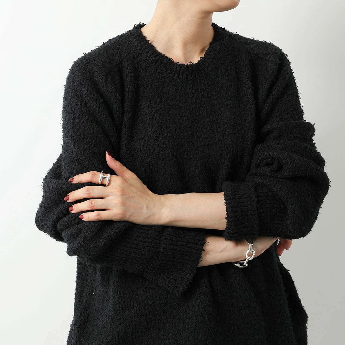 【HERMES】エルメス　オスモズ　Osmose small Ring　シルバー