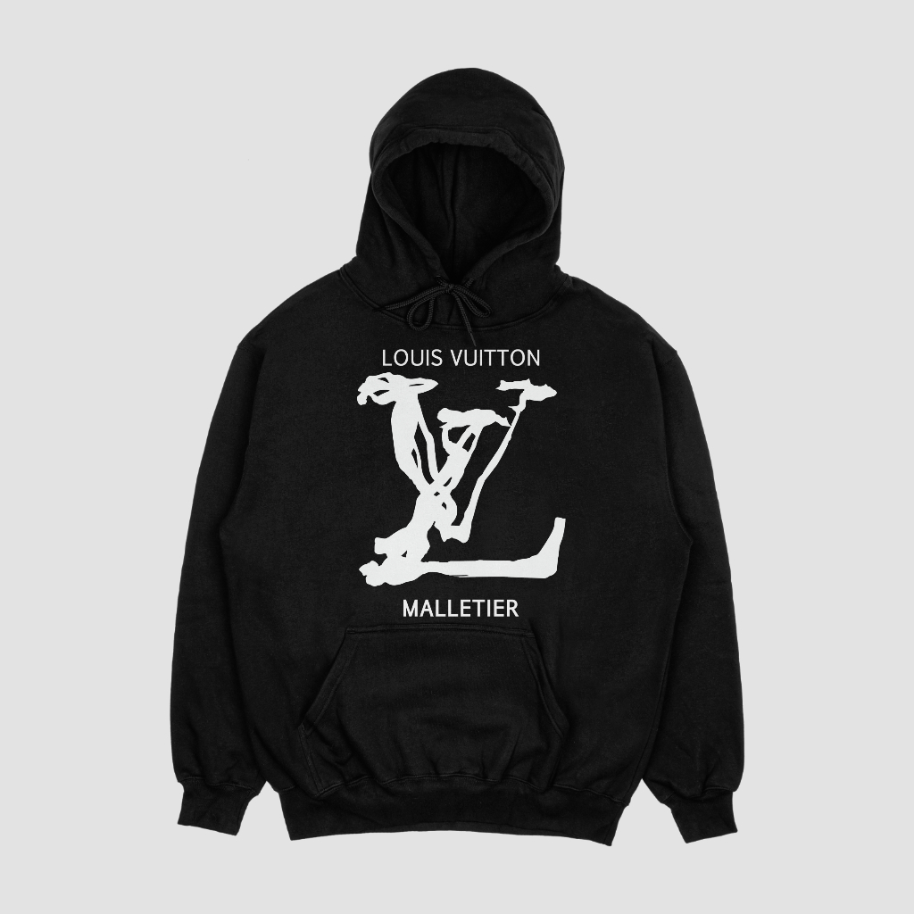 LOUIS VUITTON 連名印紙のパーカー