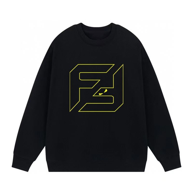 FENDI  パーカー フェンディ プレントおしゃれ カジュアル 丸首 通勤 通学 メンズ