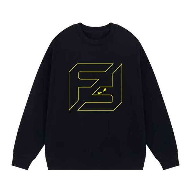 FENDI  パーカー フェンディ プレントおしゃれ カジュアル 丸首 通勤 通学 メンズ