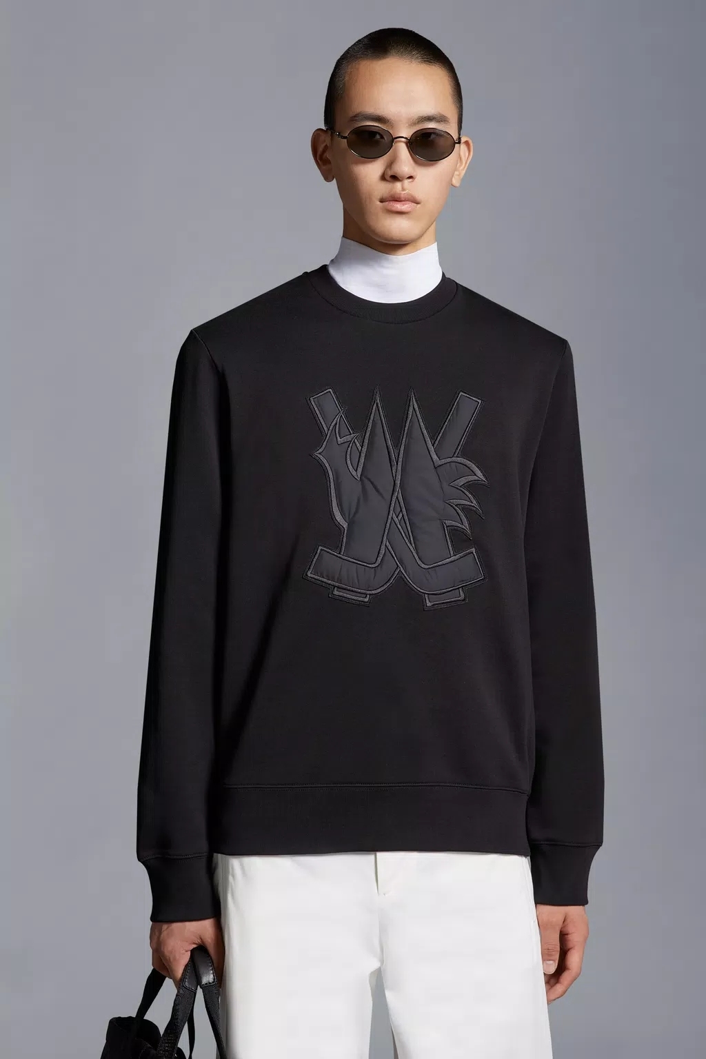 スウェットシャツ 【MONCLERモンクレール】 メンズ カジュアル クルーネック トレーナー サッカー