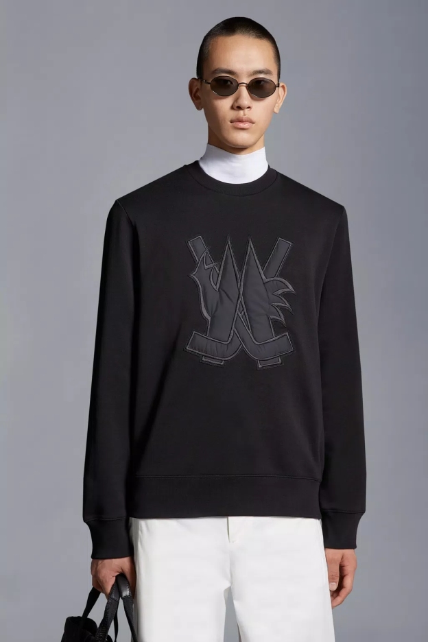 スウェットシャツ 【MONCLERモンクレール】 メンズ カジュアル クルーネック トレーナー サッカー