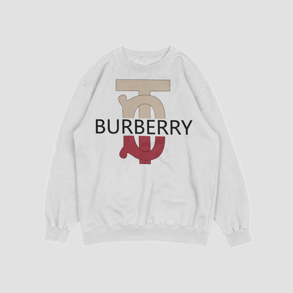Burberryロゴアルファベットプリントスウェット クル