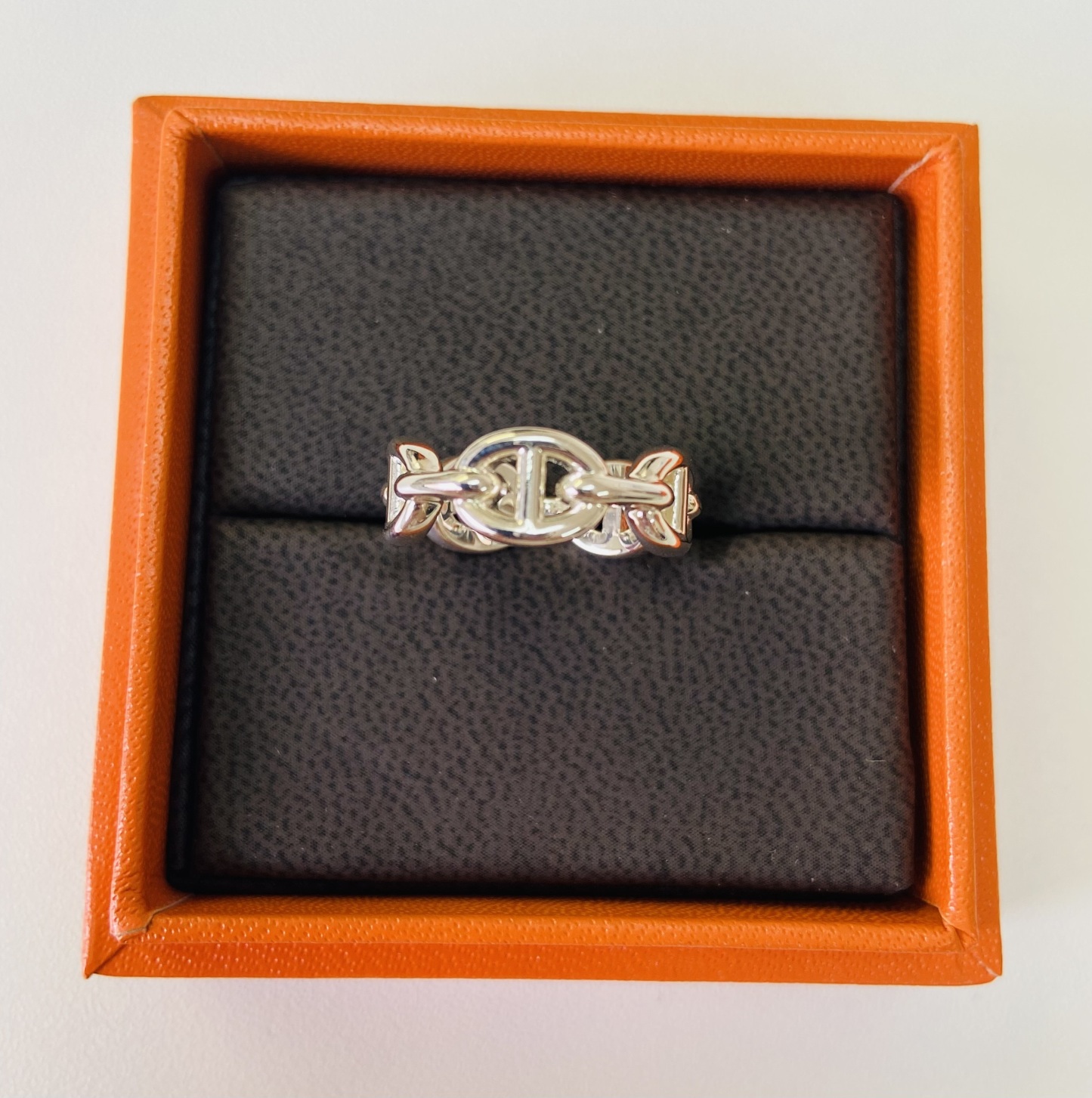 国内即発 新品 HERMES エルメス アンシェネ リング 指輪 ジュエリー