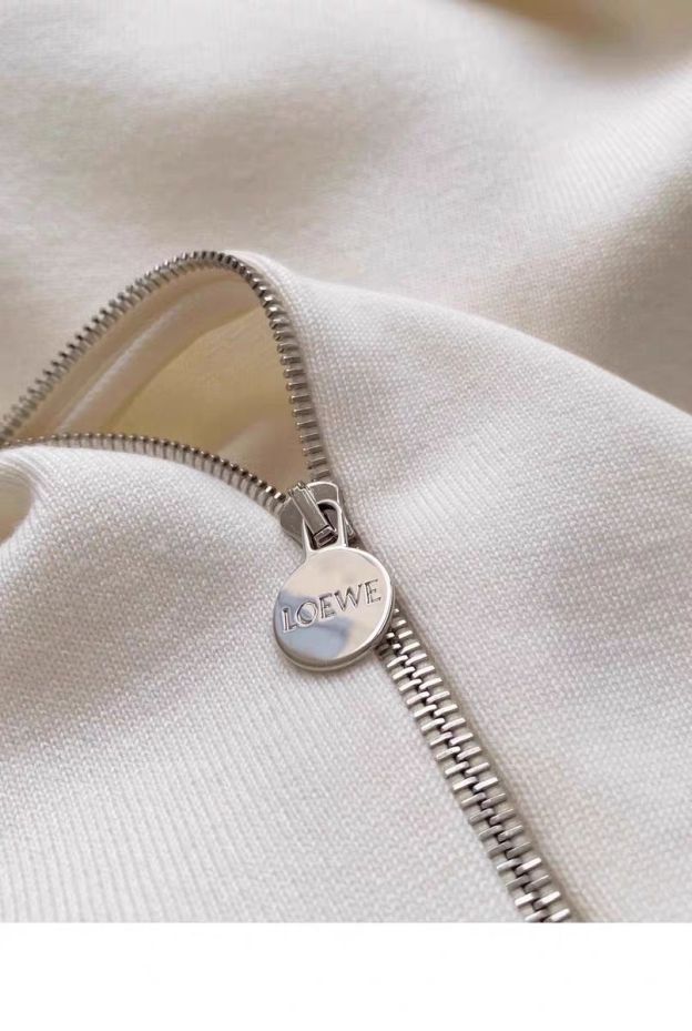 LOEWE 春と秋の新しい老花満印連帽スポーツ  トレンチコート セーター