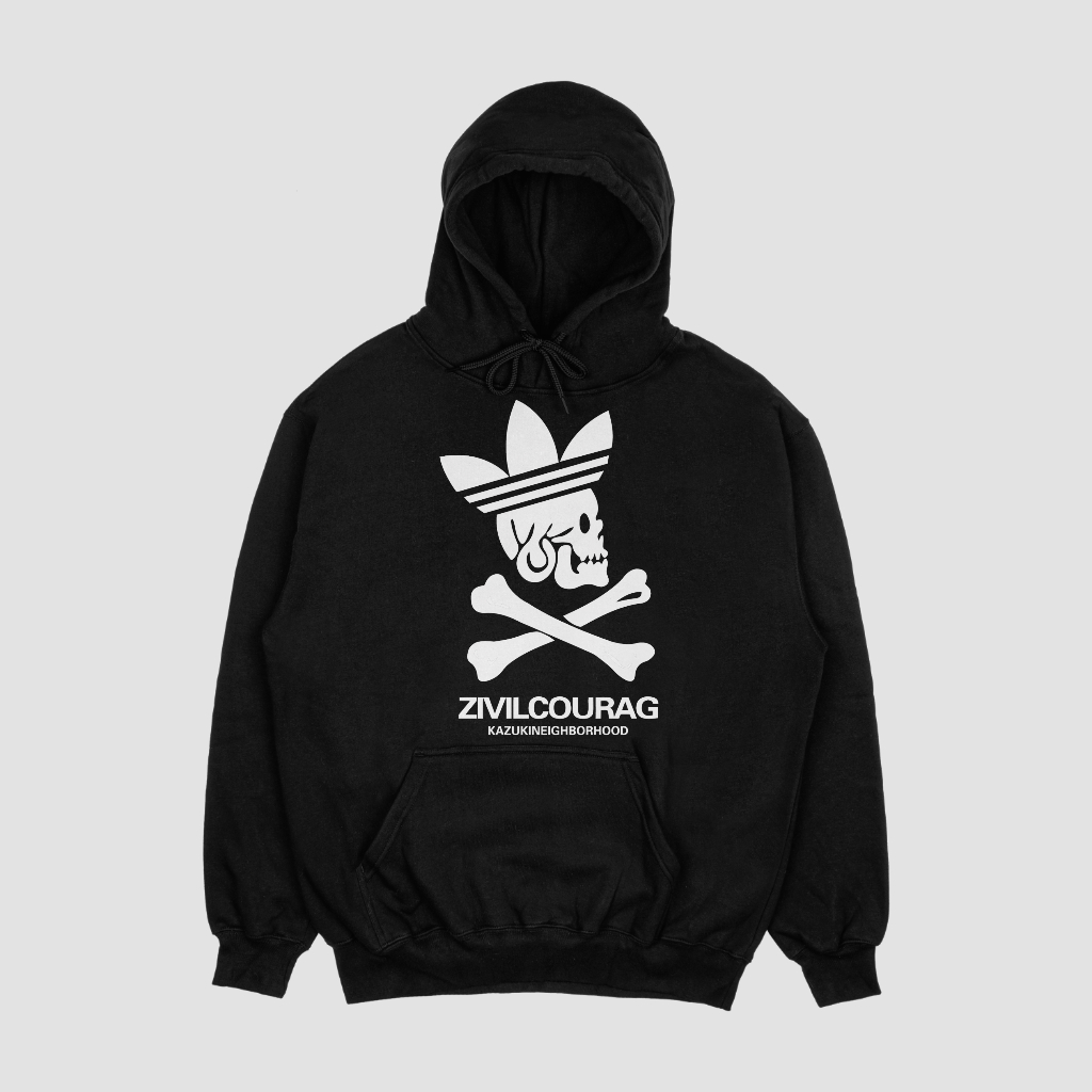 ADIDAS スポーツカジュアルゆったりハットパーカープルオーバー