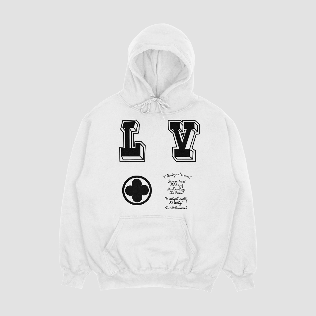 LOUIS VUITTON 連名印紙のパーカー