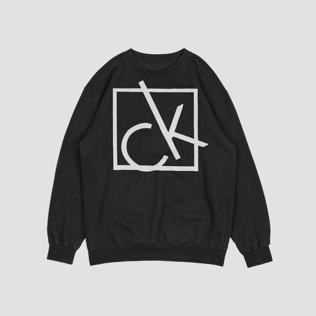 Calvin Klein 春と秋のカジュアルで快適な丸首の衛衣