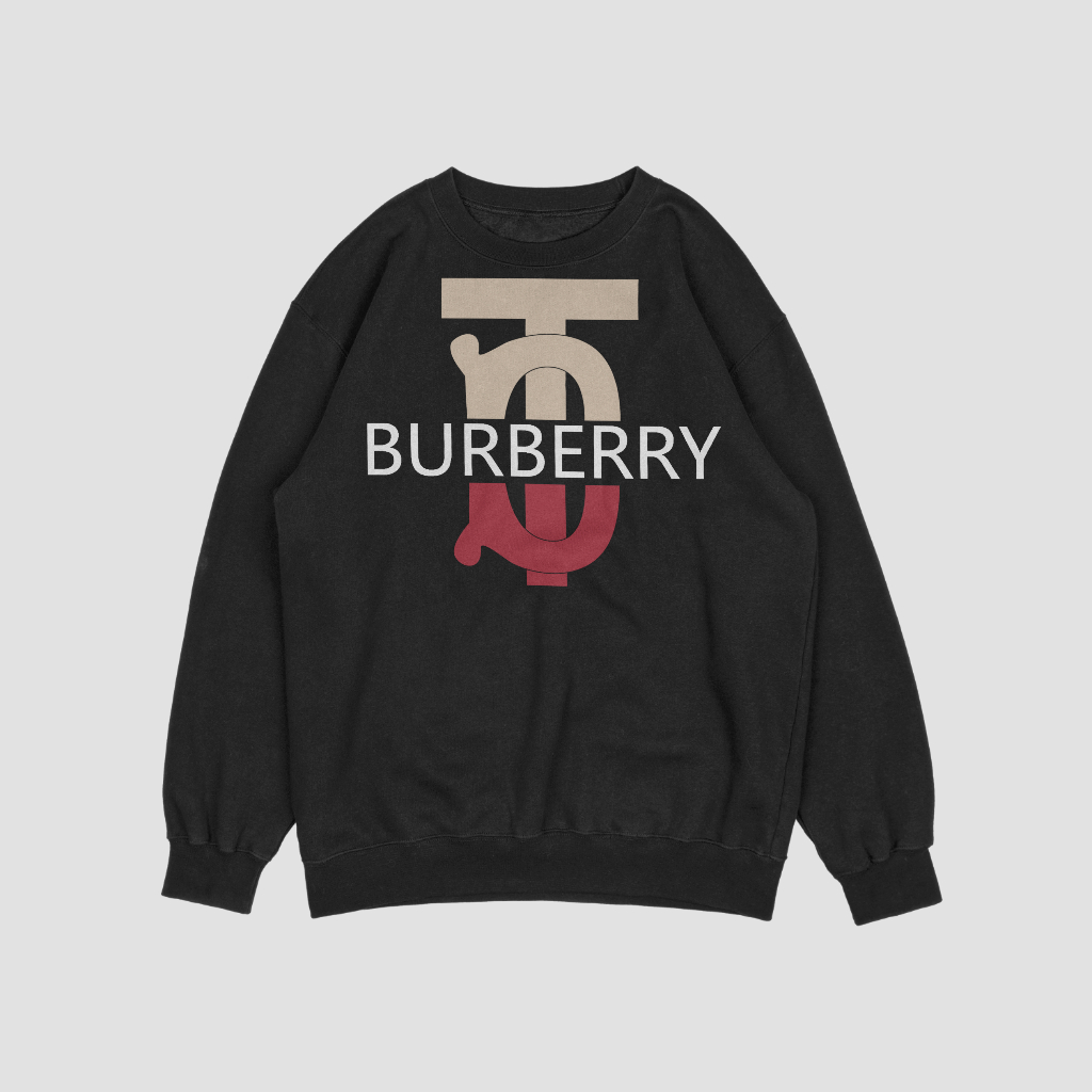 Burberryロゴアルファベットプリントスウェット クル