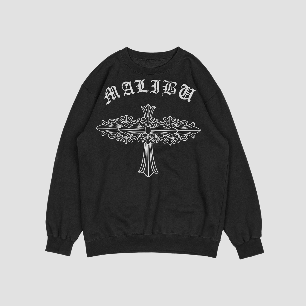 Chrome Hearts クラシックなロゴプリントスウェット クル