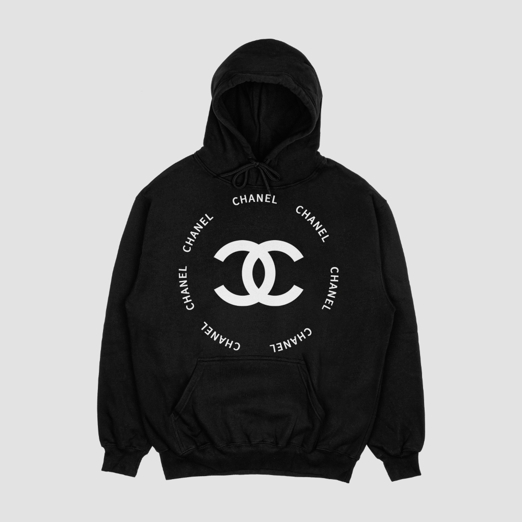CHANEL アルファベットプリントのパーカー