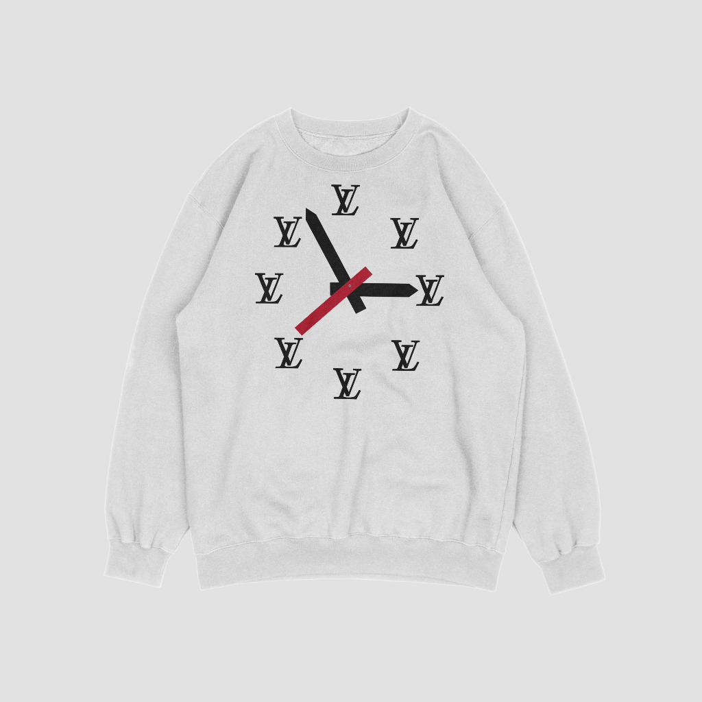 LOUIS VUITTON 連名印紙のスウェット クル