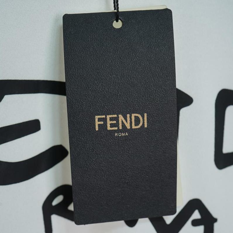 FENDI  パーカー フェンディ プリントおしゃれ 丸首 通勤 通学 男女兼用