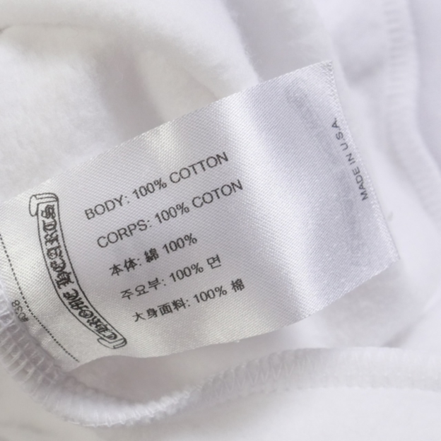 クロムハーツ パーカー コットン  ホワイト マルチセメタリークロス